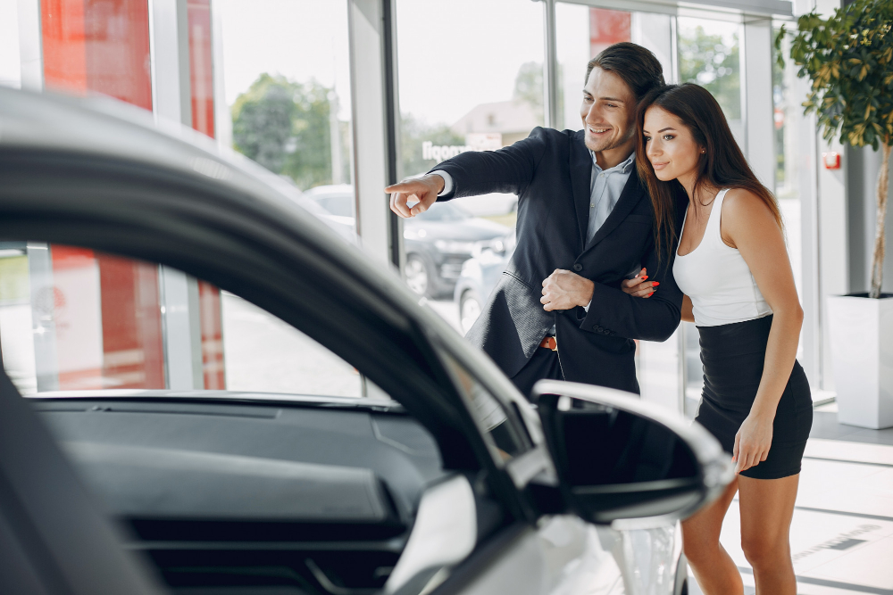 First-time travellers renting a car in Oman
