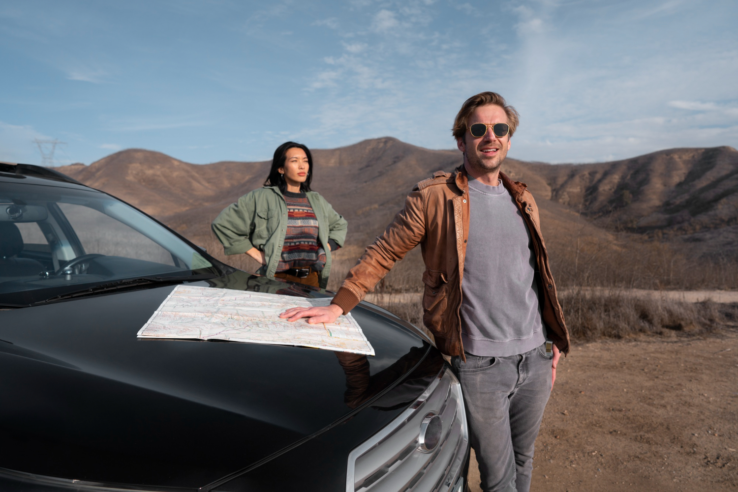 Family car rental Oman — spacious SUV with luggage for comfortable road trips